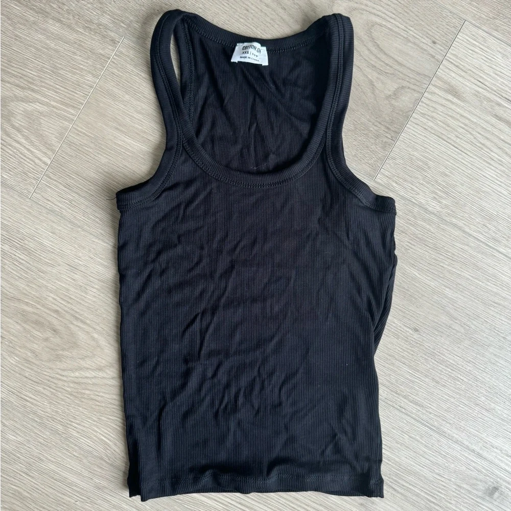 Cotton On Ribbed Racer Tank - Picture 3 of 6